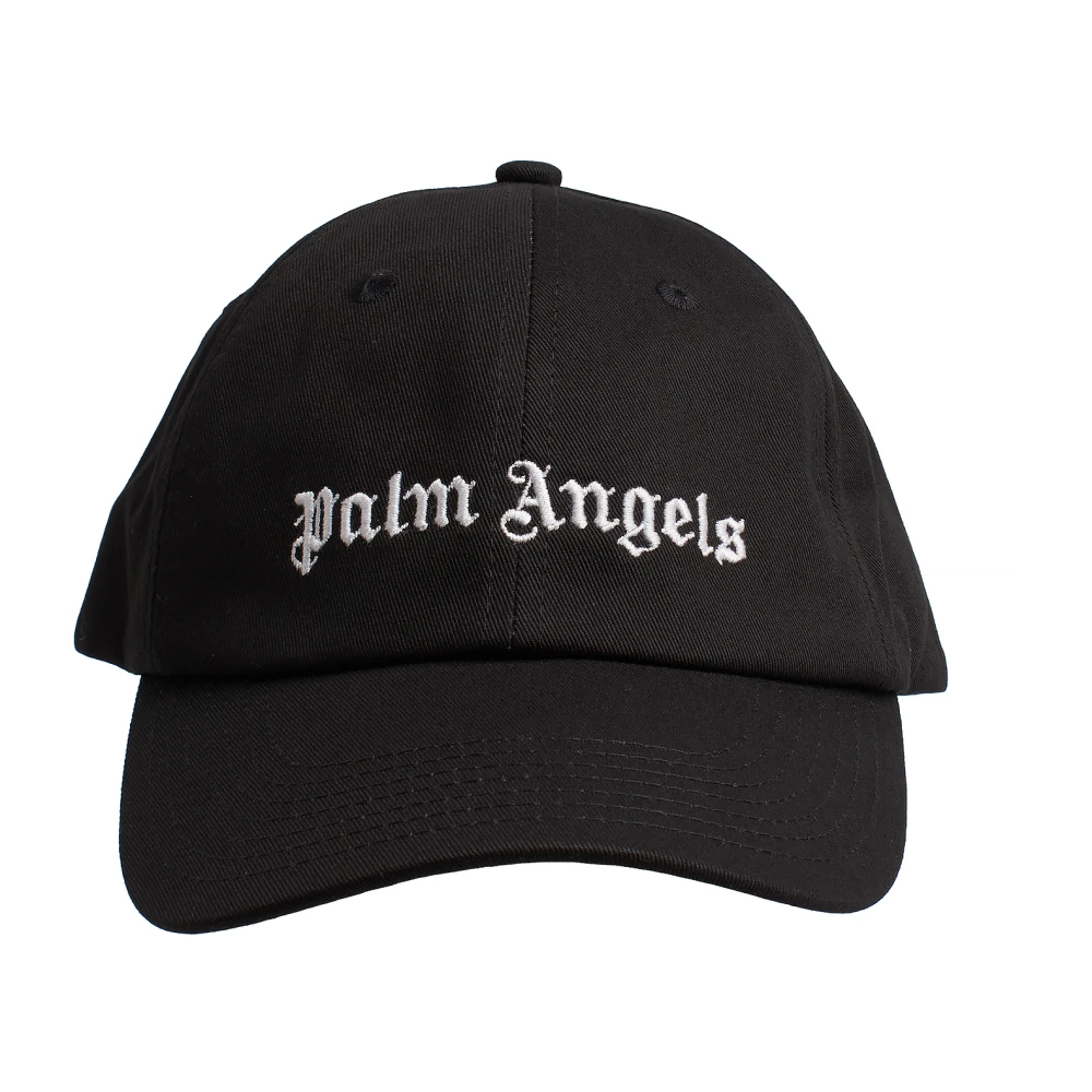 Palm Angels Black Hats & Caps, Female, One Size, Classic Logo Cap
