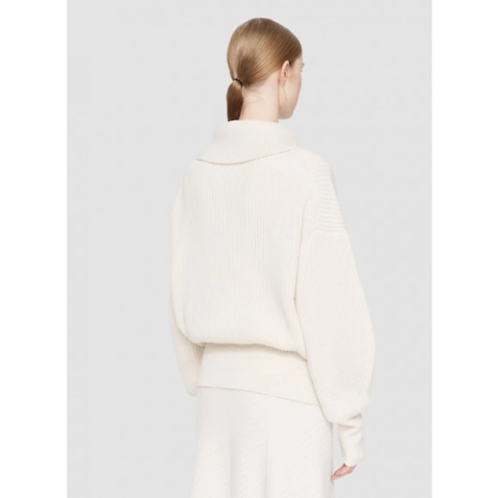 joseph Kasjmier Zijde Cardigan Sweater White Dames