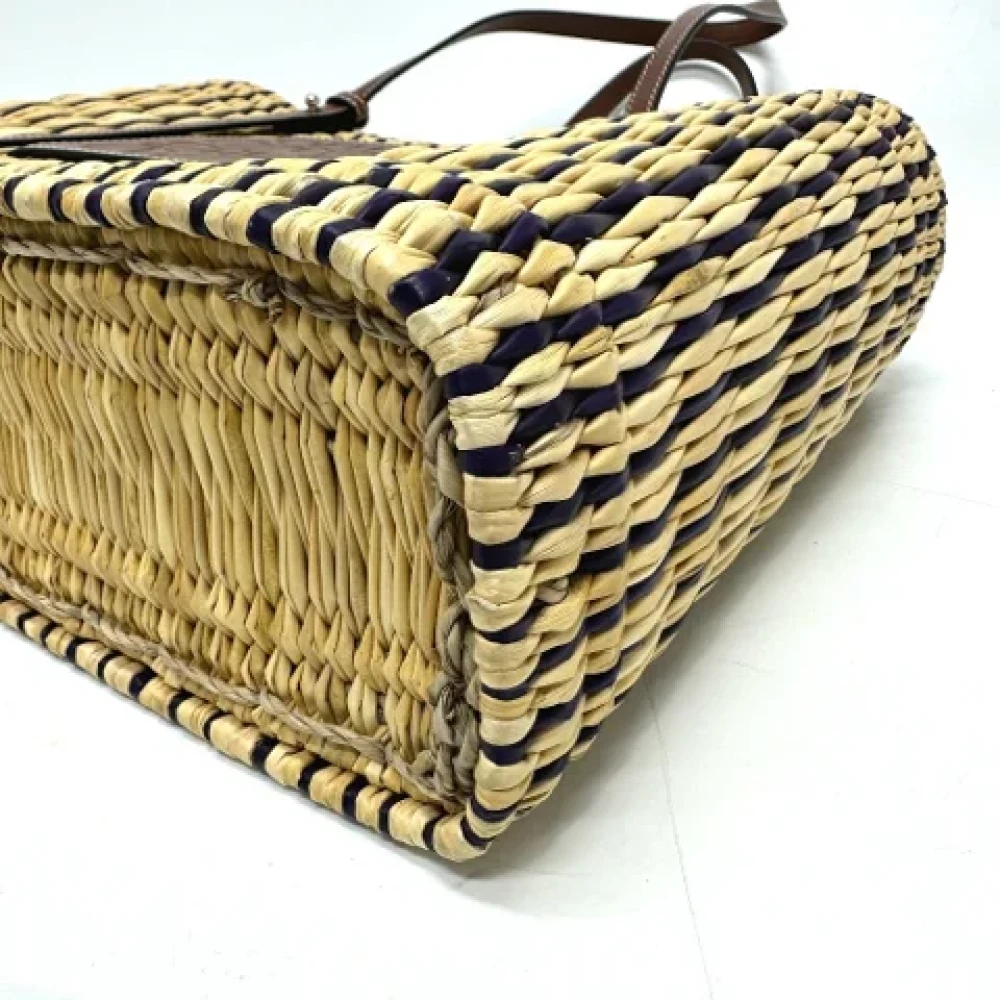 Loewe Pre-owned Fabric handbags Beige Dames
