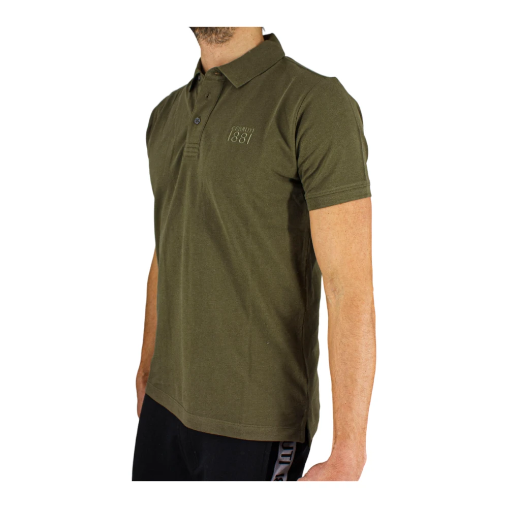 Cerruti 1881 Groene Polo Shirt Eduardo Green Heren
