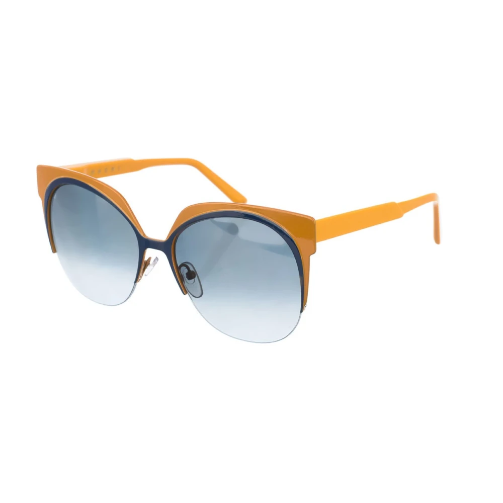 Marni Women's Brown Sunglasses, One Size, Oval Sunglasses