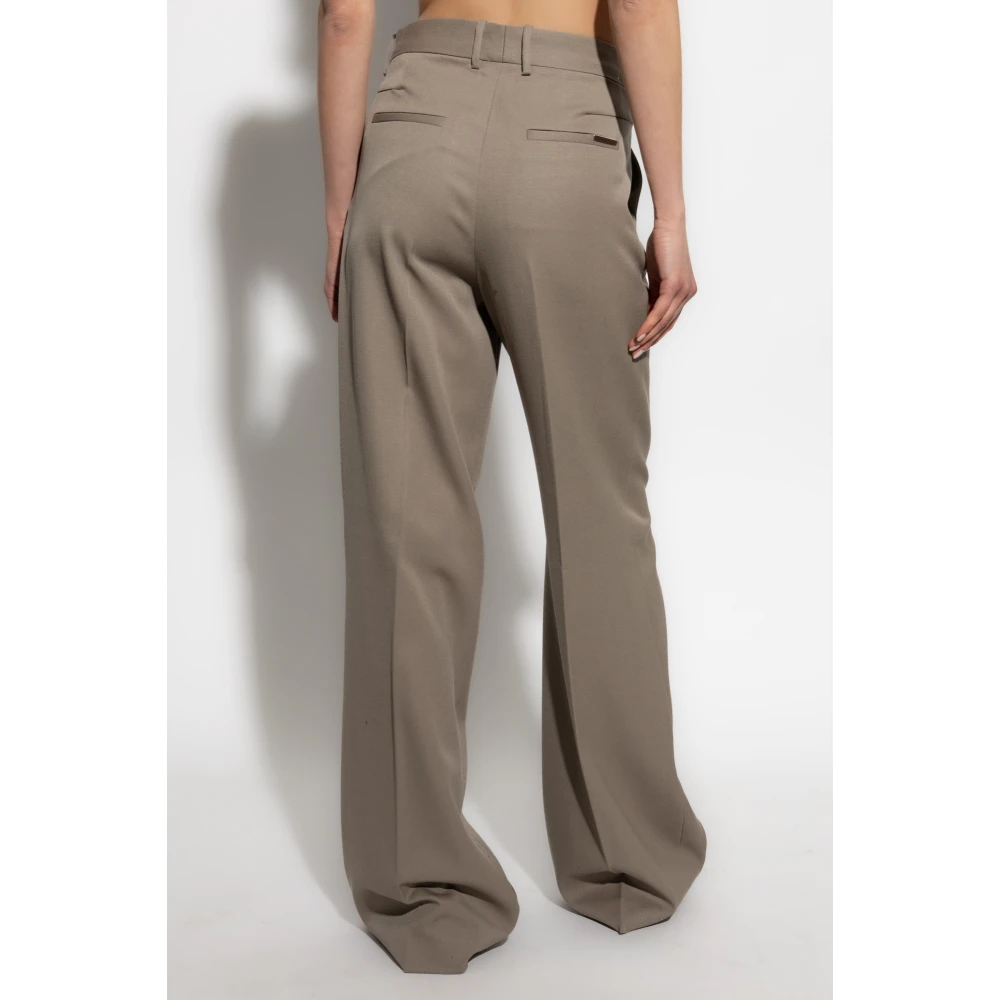The Attico Wollen broek Gray Dames