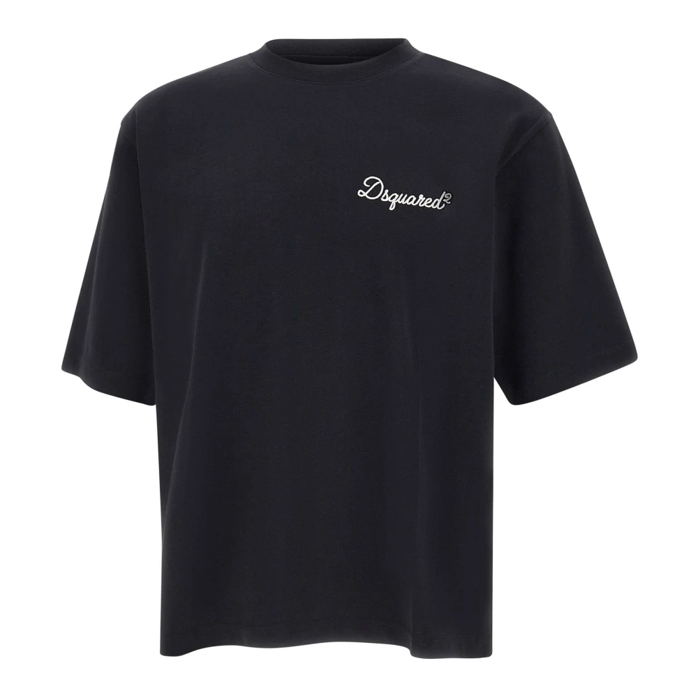 Dsquared2 Men's Black Signature Loose Fit T-Shirt