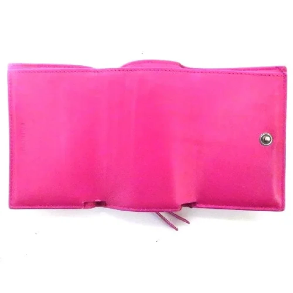 Balenciaga Vintage Pre-owned Leather wallets Pink Dames