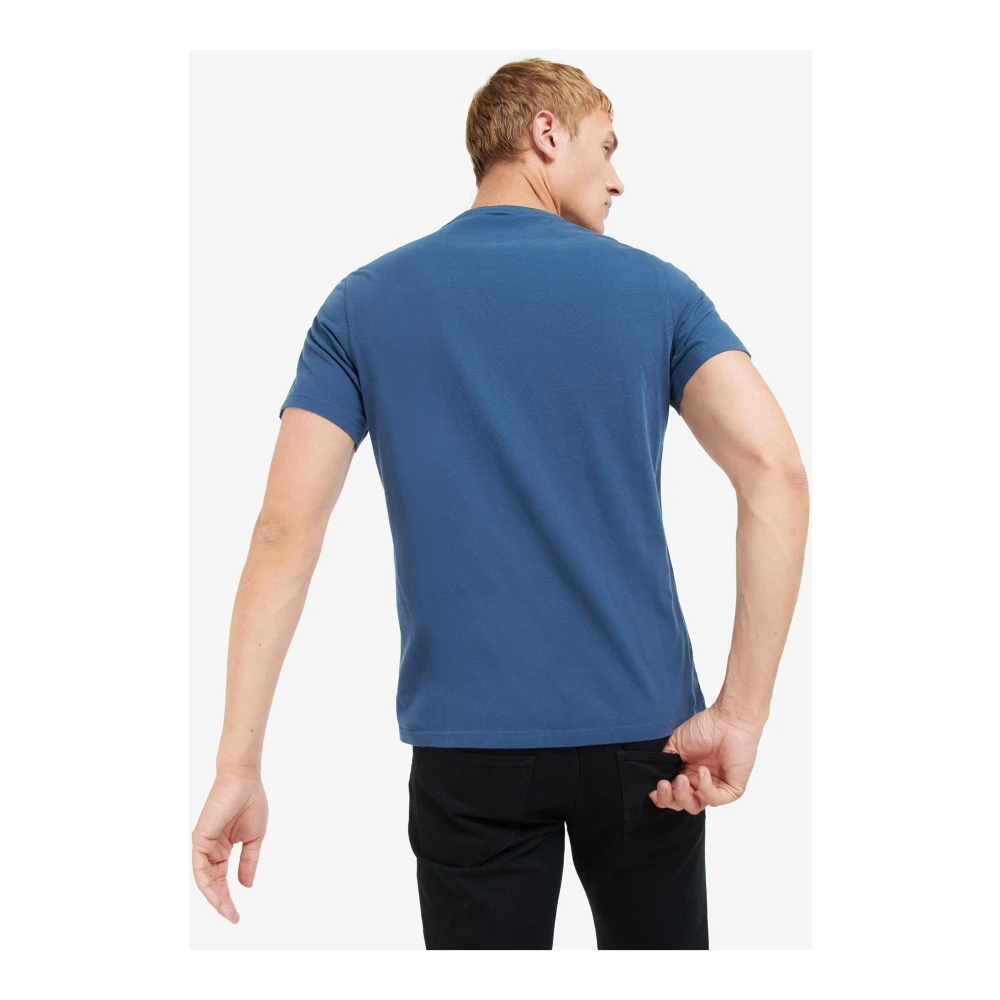 Barbour Grafische Print T-Shirt Blue Heren