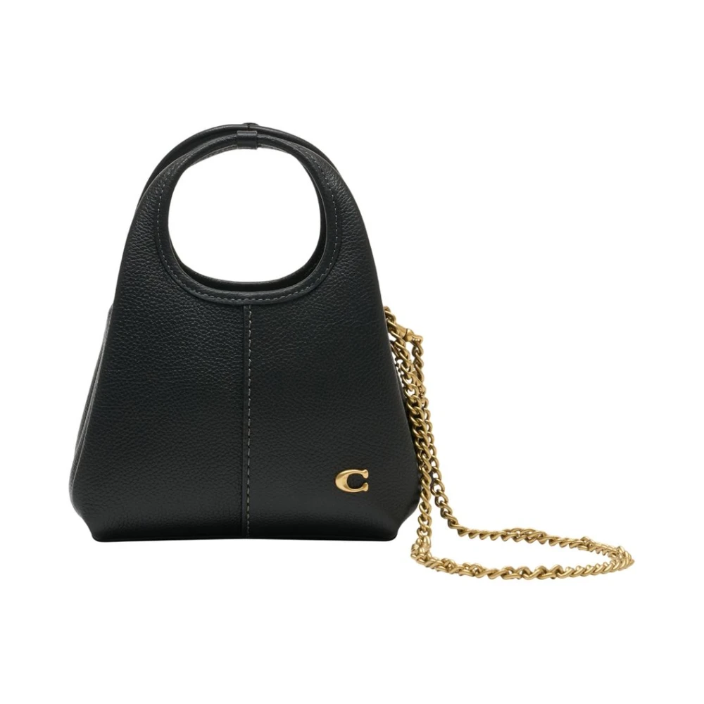 Coach Women's Black Lana 19 Shoulder Bag - Handbags - One Size - Bags