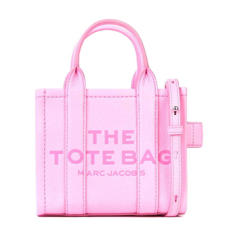 Marc Jacobs Fluro Candy Pink Mini Tote Tas Pink Dames