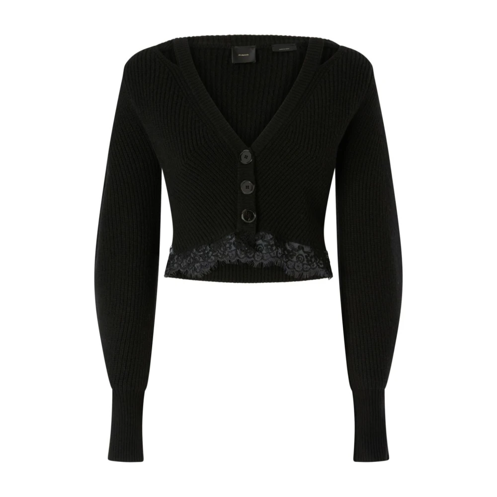 Pinko Stijlvolle Sweaters voor een chique uitstraling Black Dames