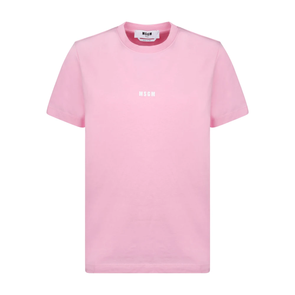 Msgm - Tops > T-Shirts - Pink - Msgm - Modalova
