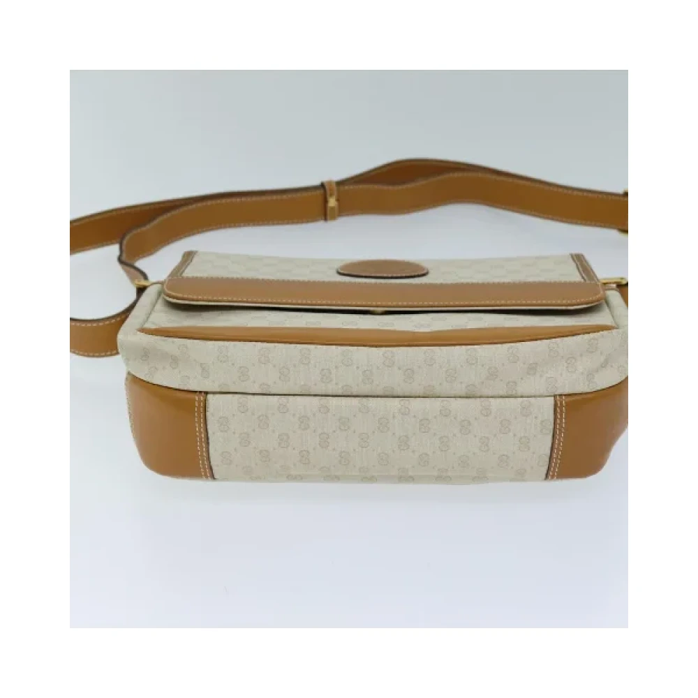 Gucci Vintage Pre-owned Plastic gucci-bags Beige Dames
