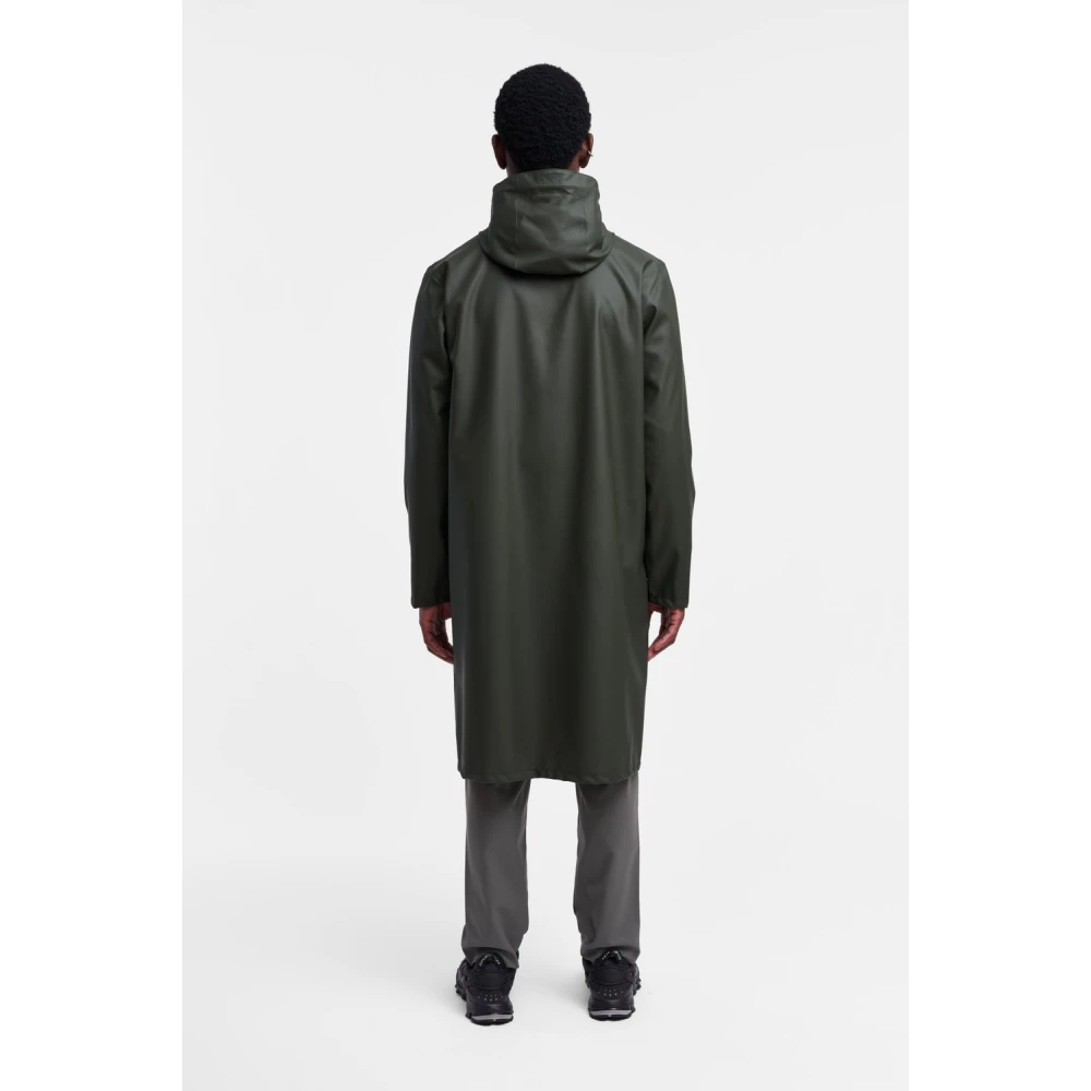 Stutterheim Waterdichte parka met capuchon voor mannen Green Heren