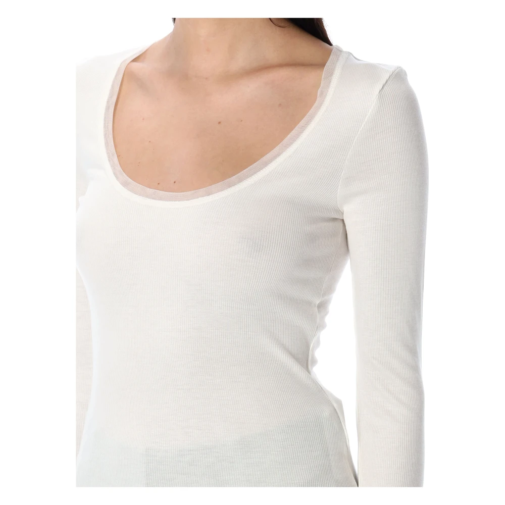 Remain Birger Christensen Stijlvolle longsleeve top White Dames