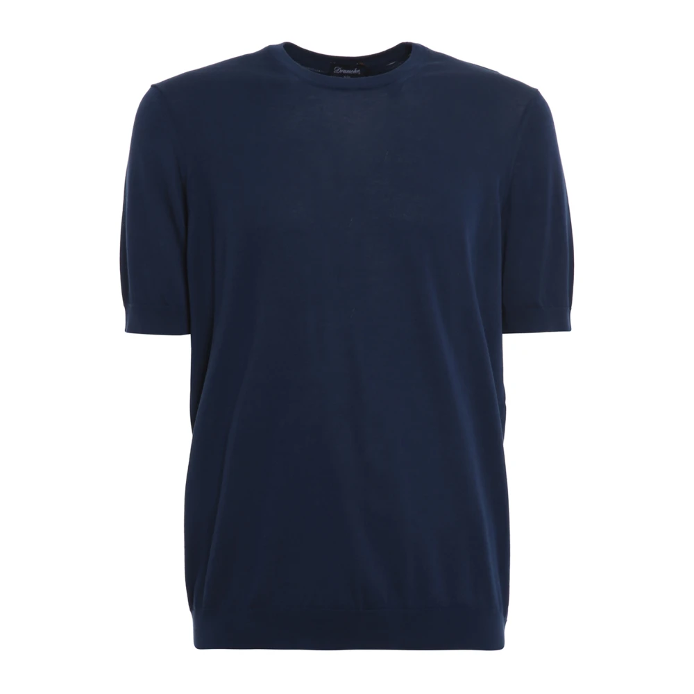 Drumohr T-Shirts Blue Heren