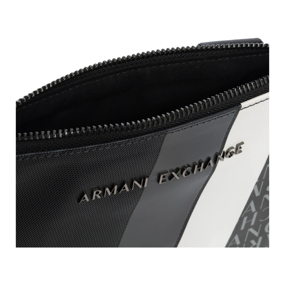 Armani Exchange Multicolor Crossbody Tas met Verstelbare Band Blue Heren