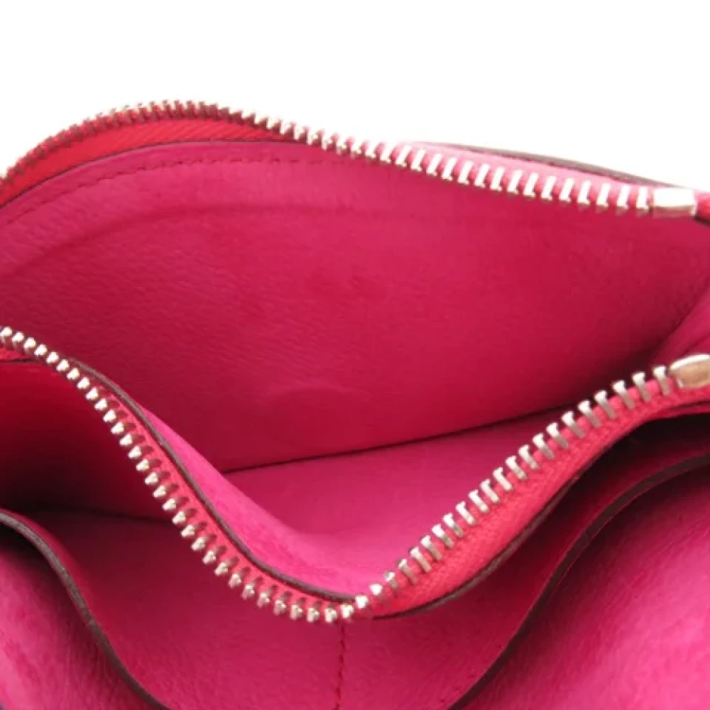 Hermès Vintage Pre-owned Fabric wallets Pink Dames