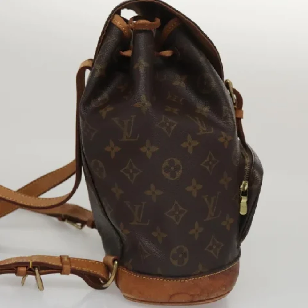 Louis Vuitton Vintage Pre-owned Canvas backpacks Brown Dames