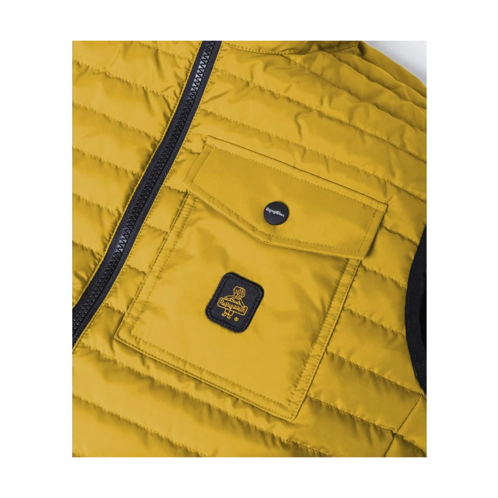 RefrigiWear Mouwloos jack voor heren veelzijdig en comfortabel Yellow Heren