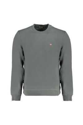 sweatshirt-en-coton-vert-avec-broderie-logo