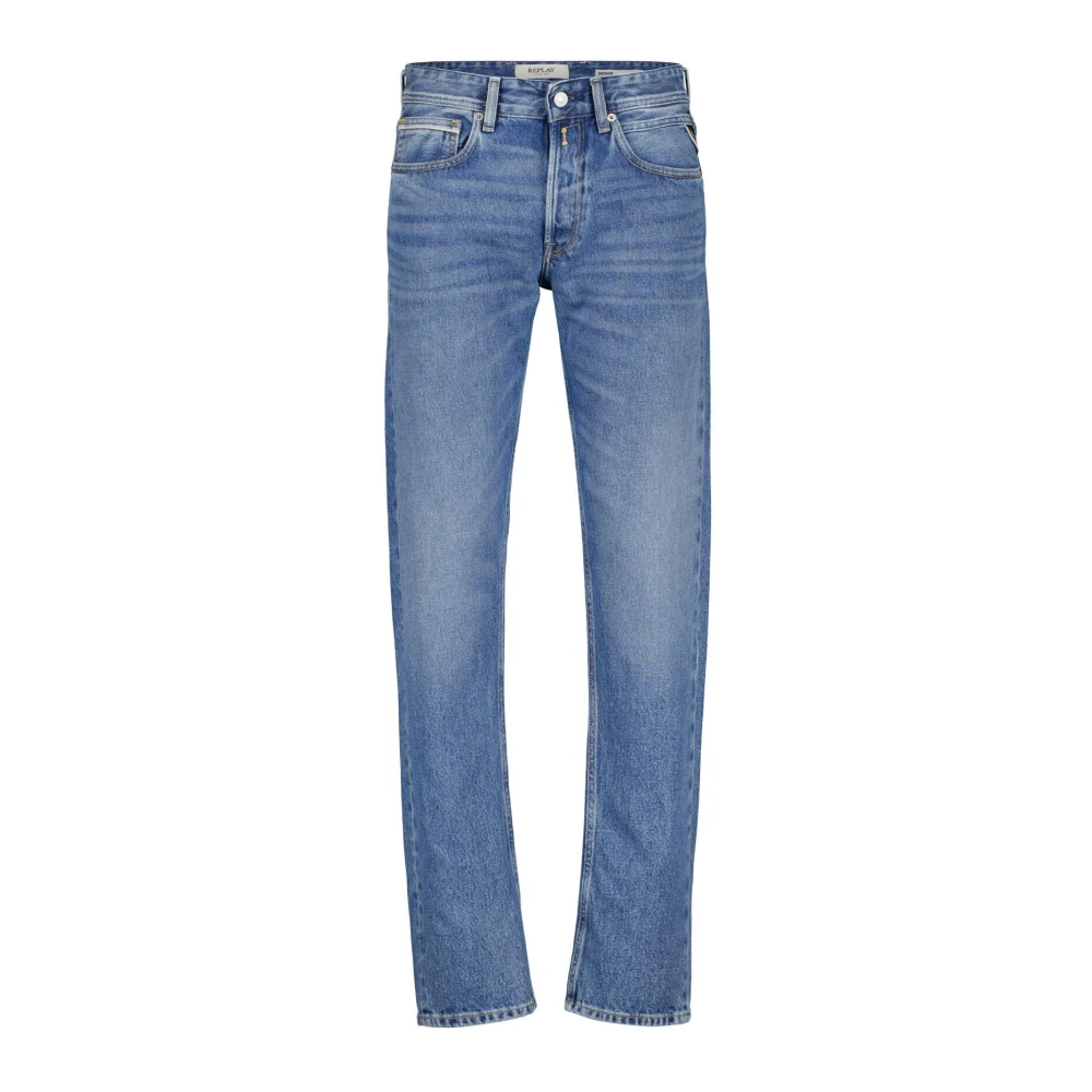 Replay Uomo Blu - Grover Straight-Fit Jeans - Jeans - W38 L34