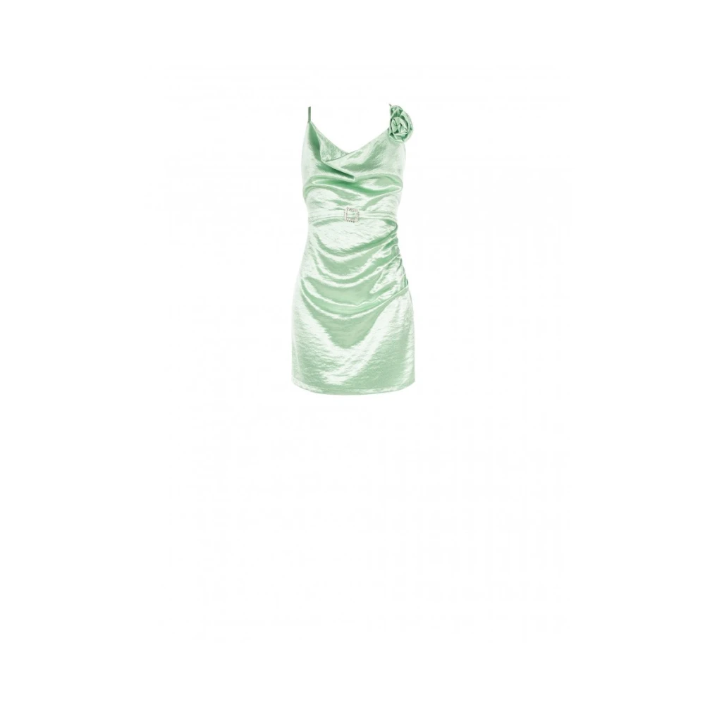 RINASCIMENTO Korte Jurk met Juwelen Riem Green Dames