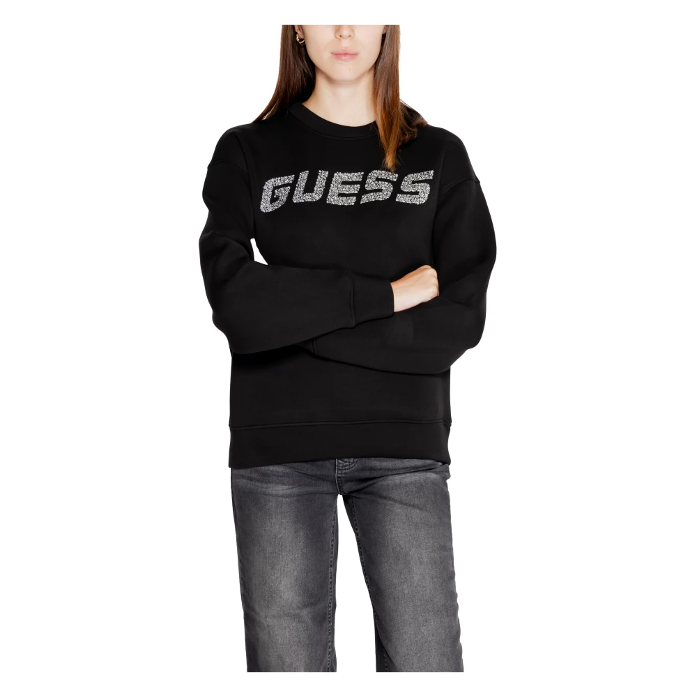 Guess Herfst Winter Dames Sweatshirt Cecilia Black Dames