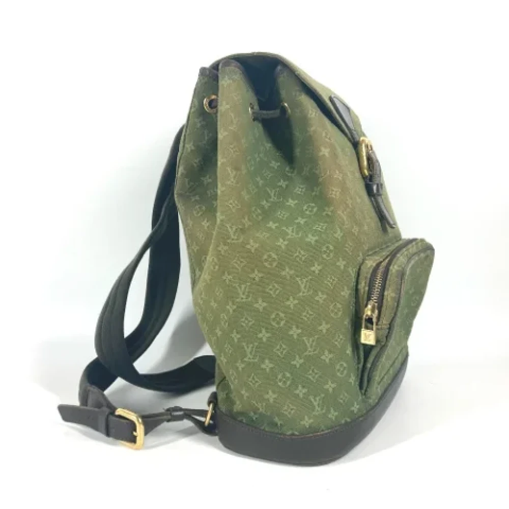 Louis Vuitton Vintage Pre-owned Canvas backpacks Green Dames