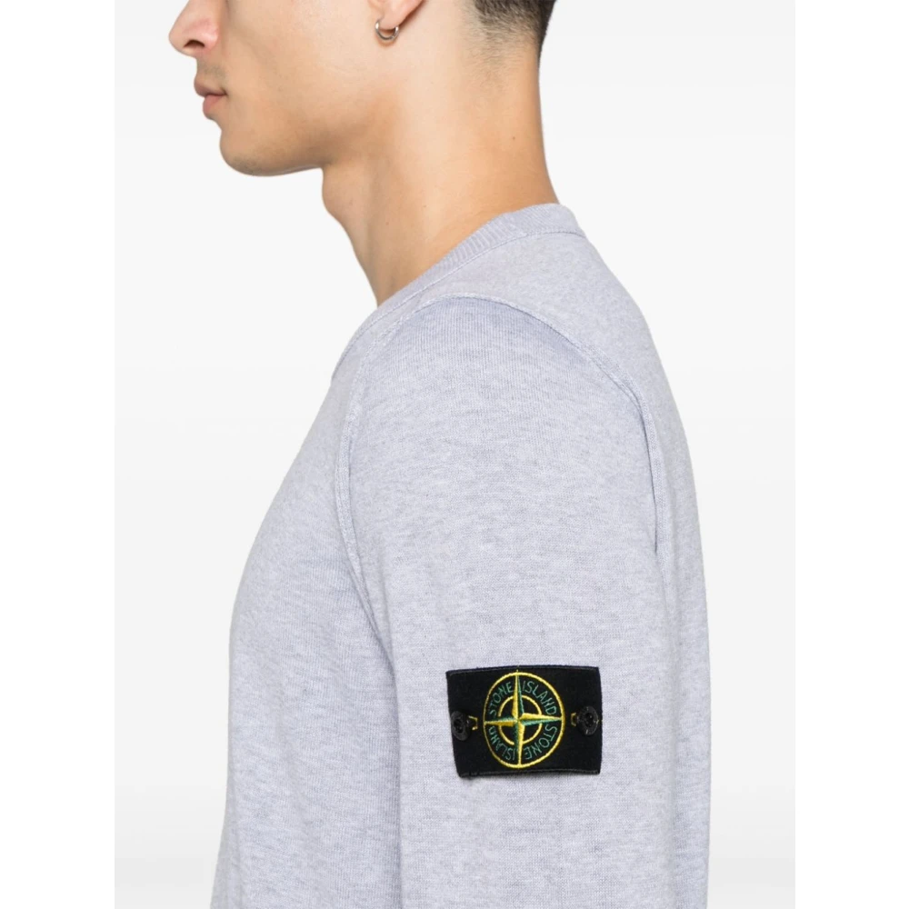 Stone Island Grijze Sweater voor Mannen Gray Heren