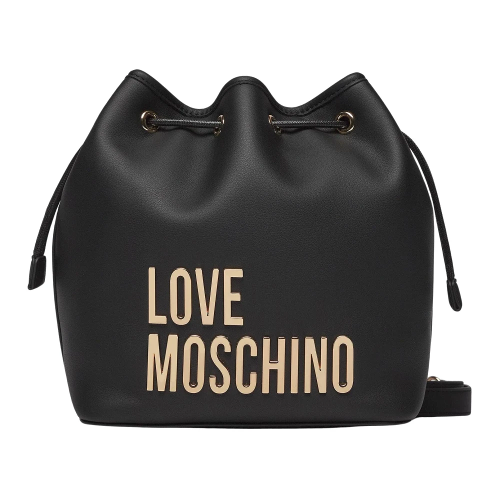 Moschino Love Bucket Schoudertas Zwart Black Dames