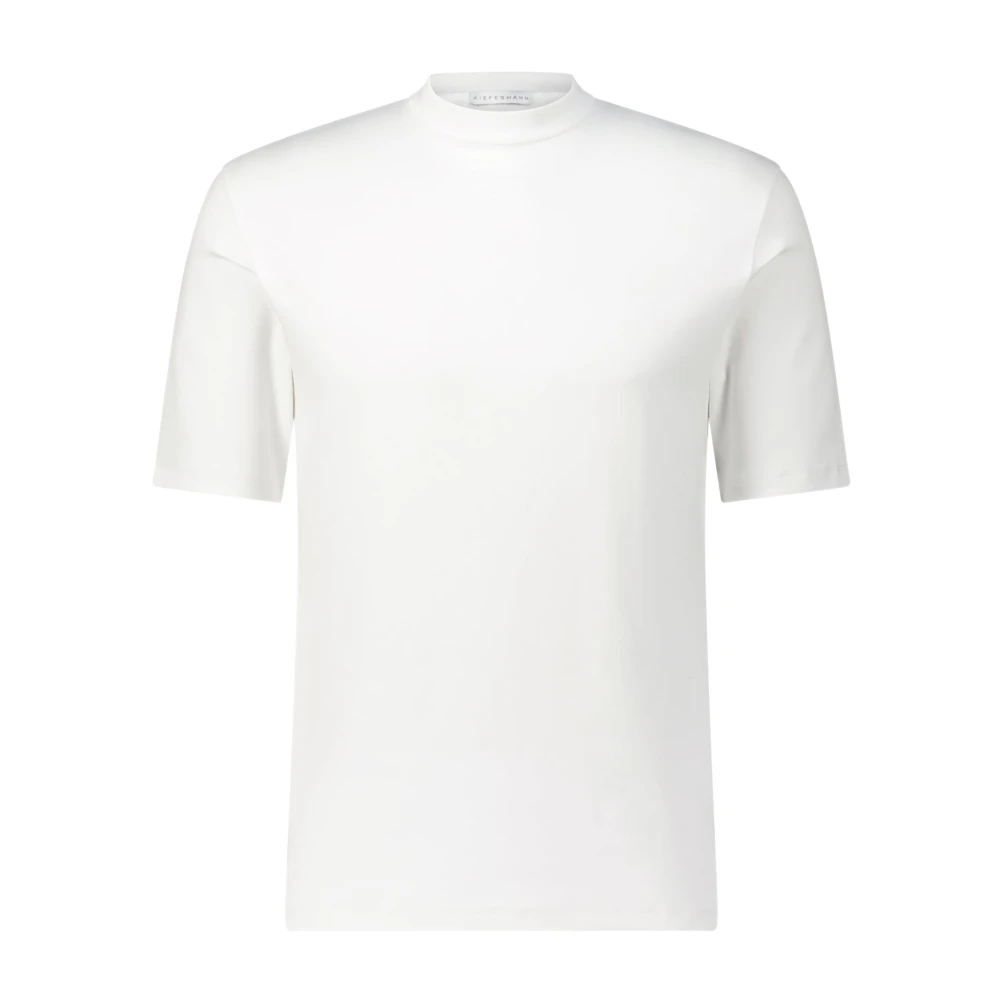 Kiefermann Stijlvol katoenen T-shirt voor elke dag White Heren