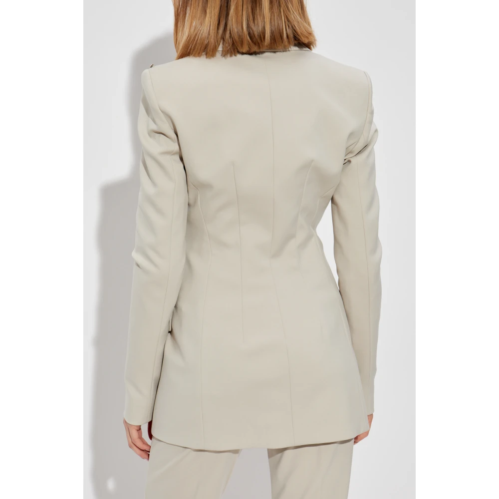 SPORTMAX Dubbelrijige blazer Frizzo Beige Dames