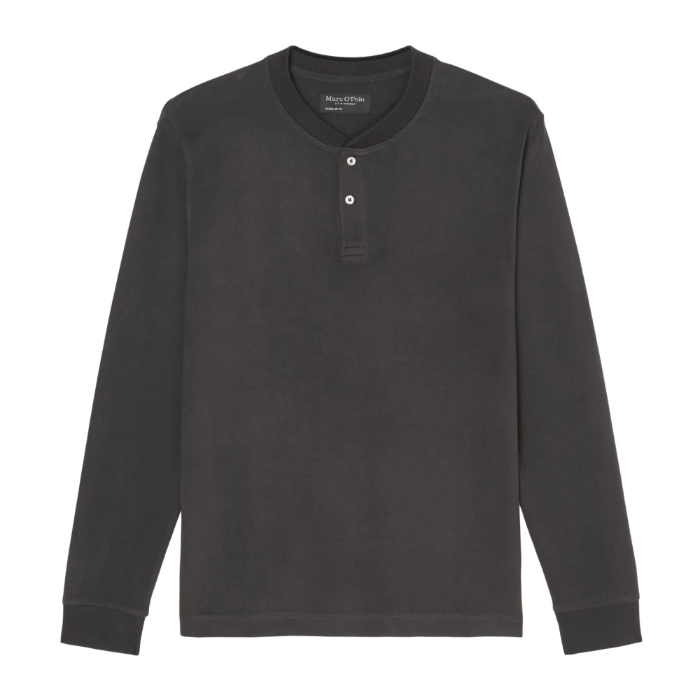 Marc O'Polo Henley met lange mouwen Gray Heren