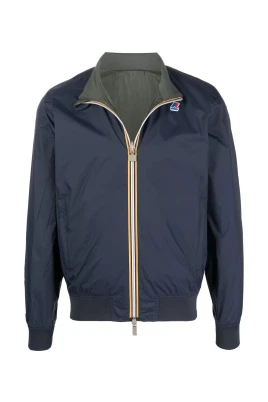 Reversibel jacka med randdetaljer