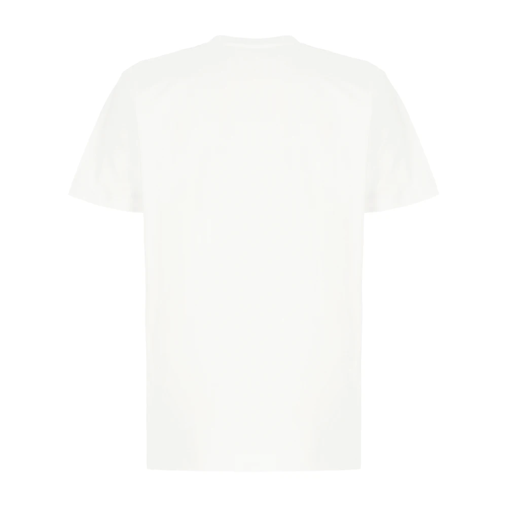 Moschino Casual katoenen T-shirt voor mannen White Heren