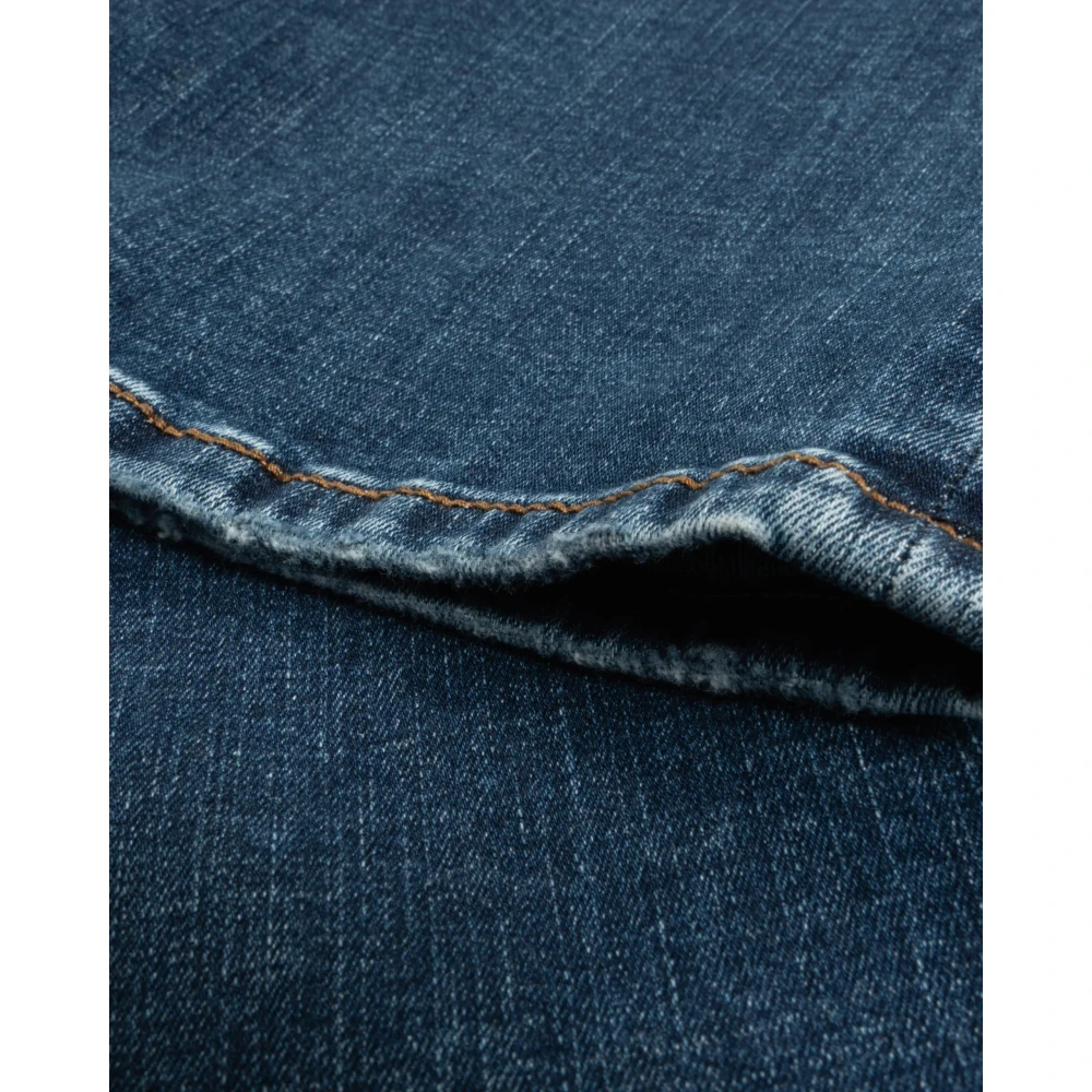 Hand Picked High-Waist Distressed Jeans Blue Heren