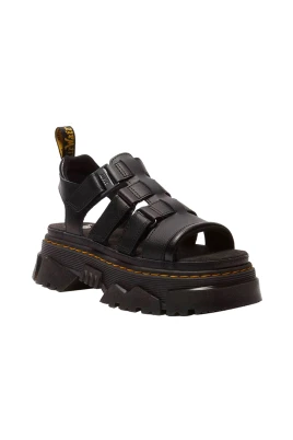 Svarta Låga Sandaler