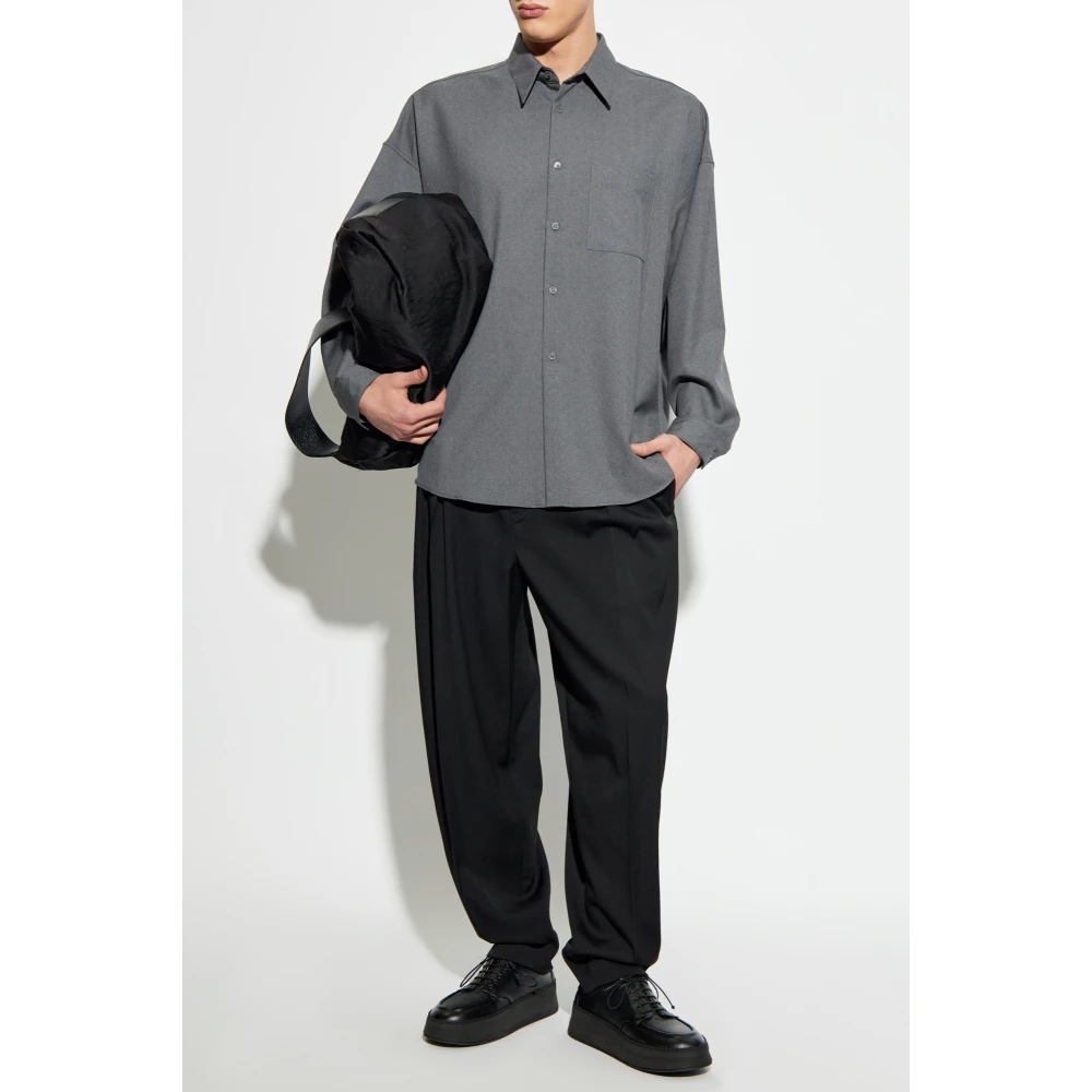 Marni Wollen shirt Gray Heren