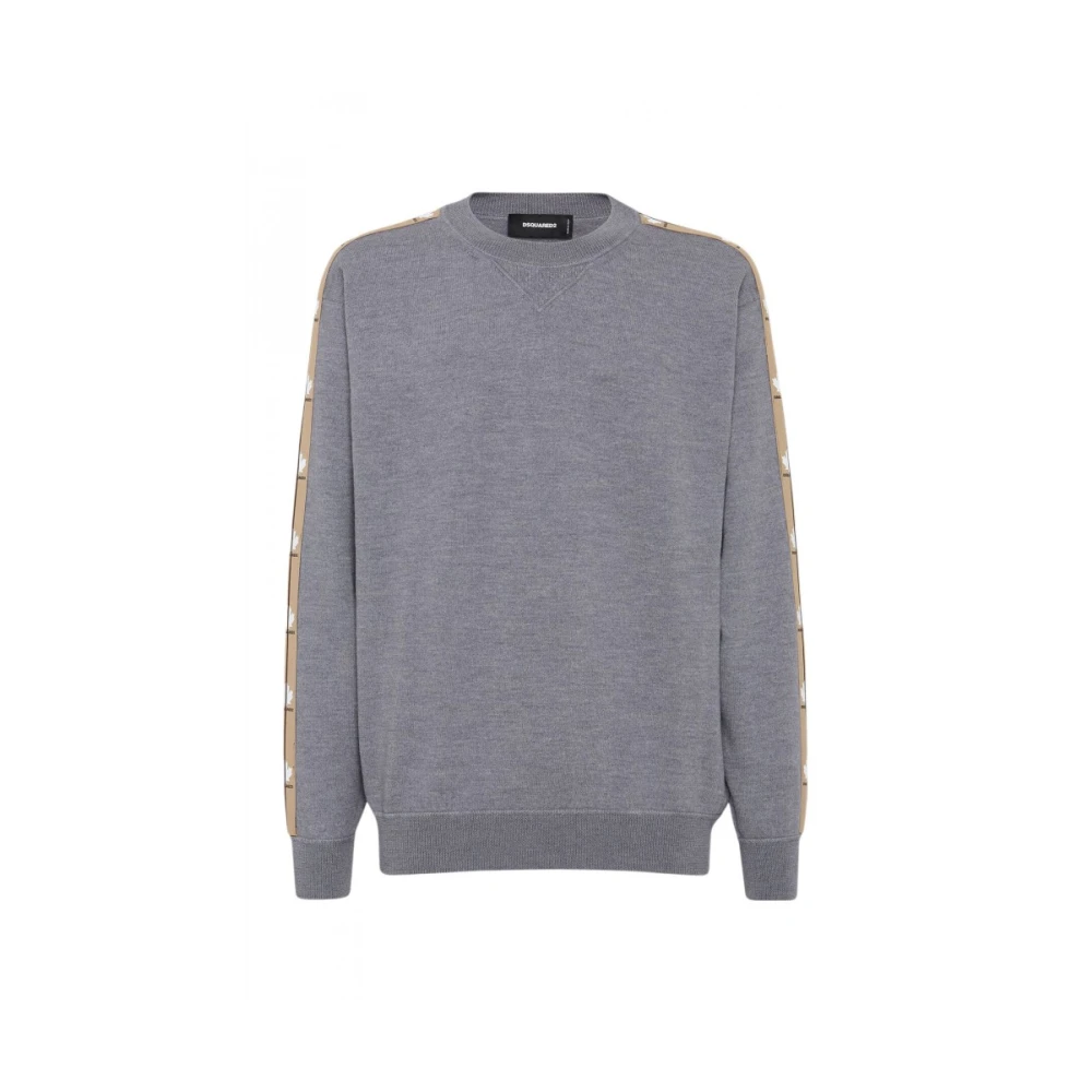 Dsquared2 Uomo Grigio Camicia Elegante Per