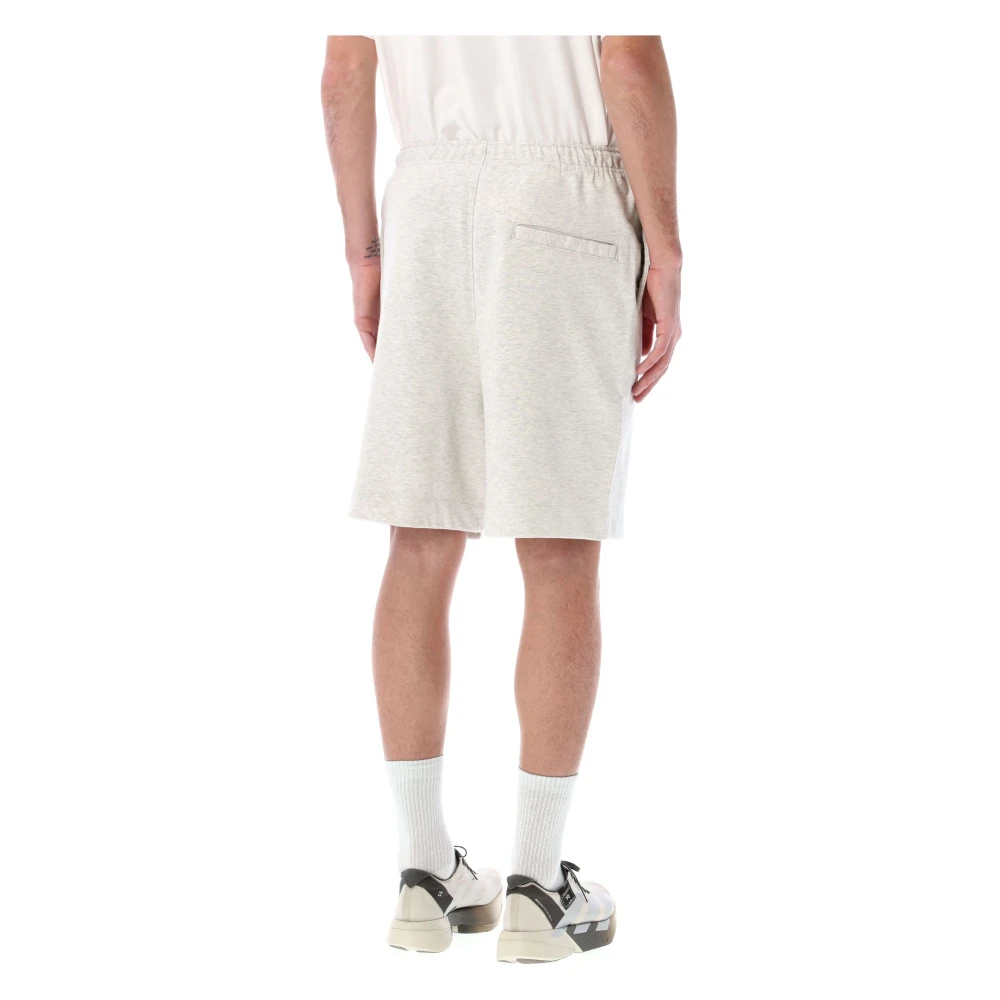 Y-3 Grijze Heather French Terry Shorts Gray Heren