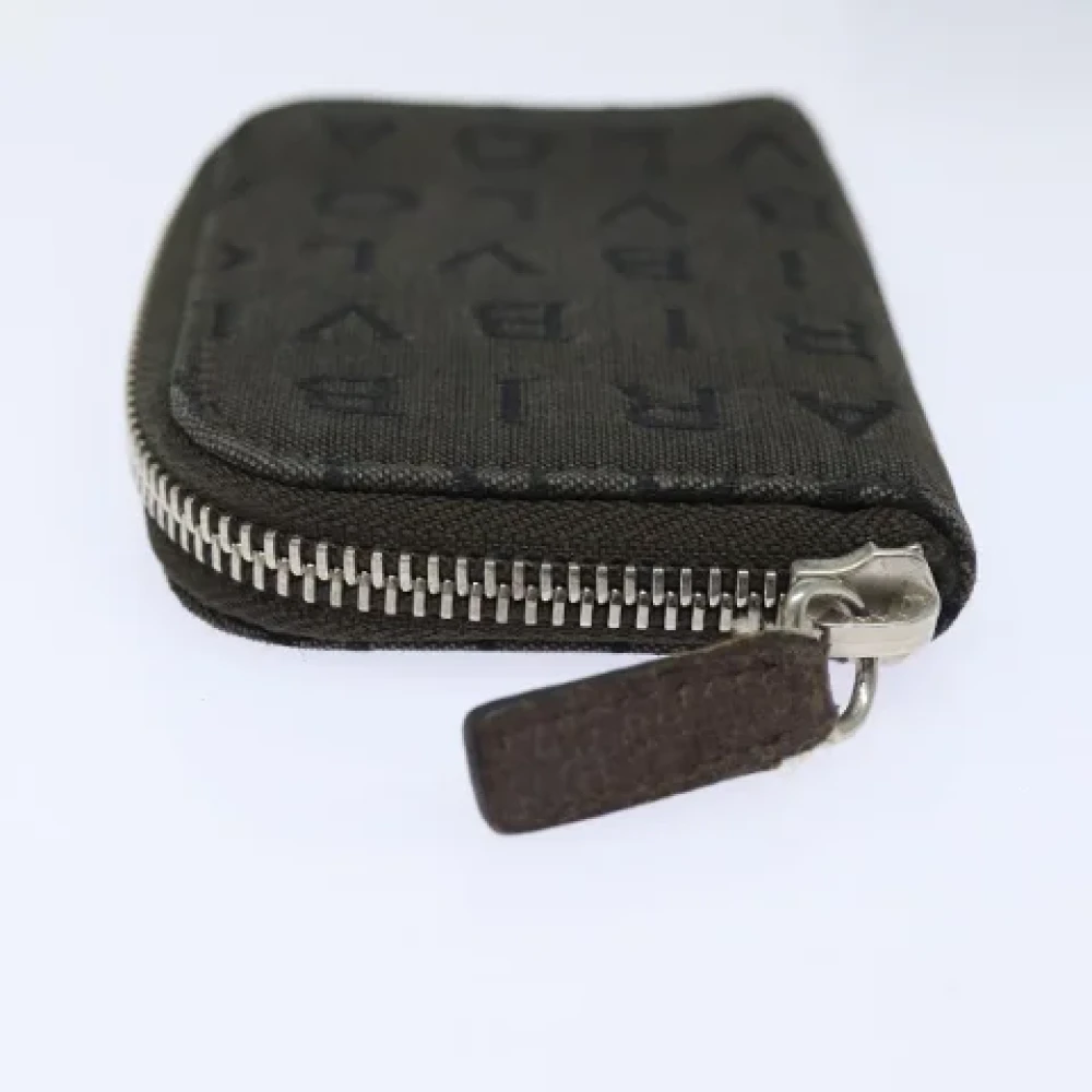 Bvlgari Vintage Pre-owned Canvas wallets Brown Dames