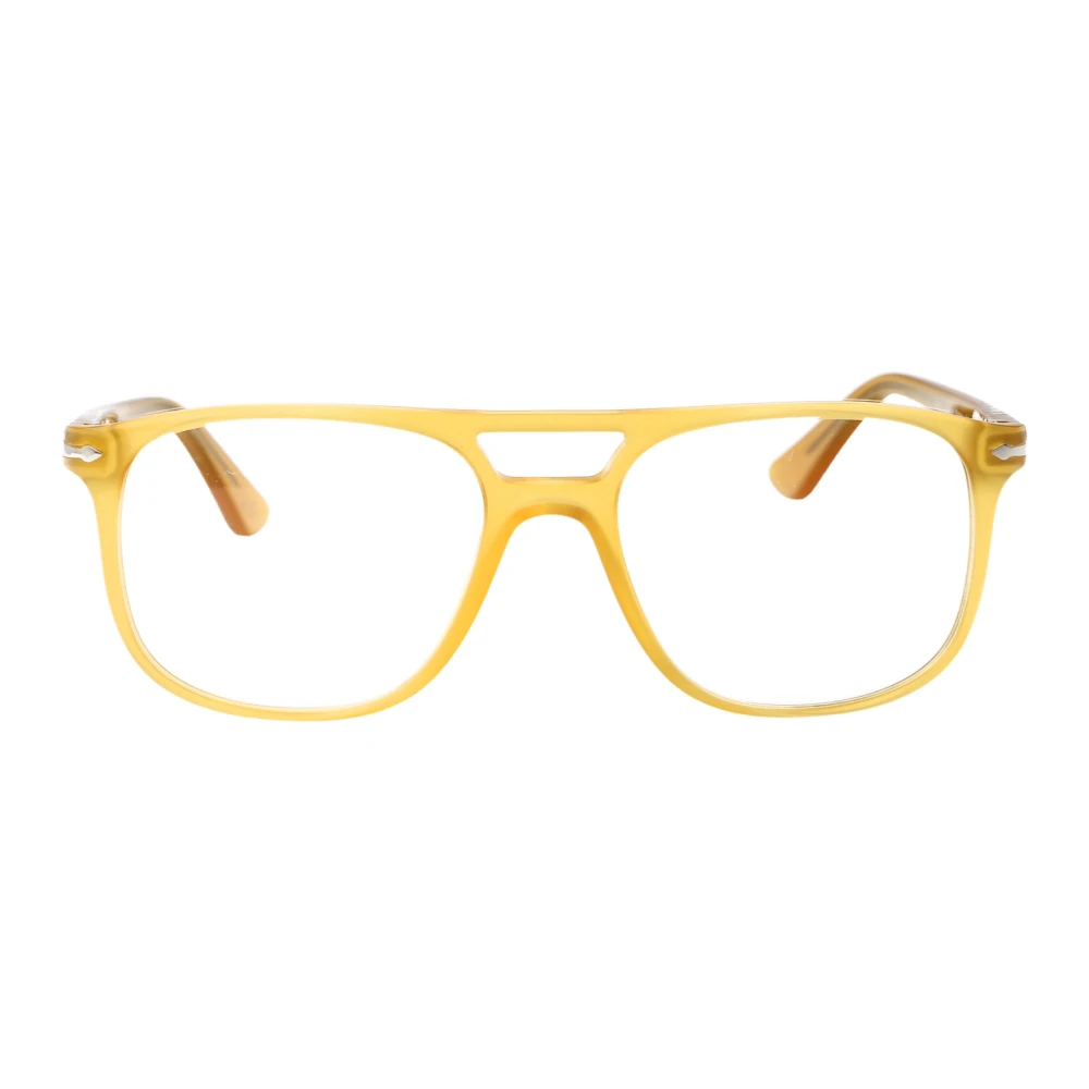 Persol Unisex Yellow Glasses, 52 Mm, Stylish Optical Glasses Greta Collection