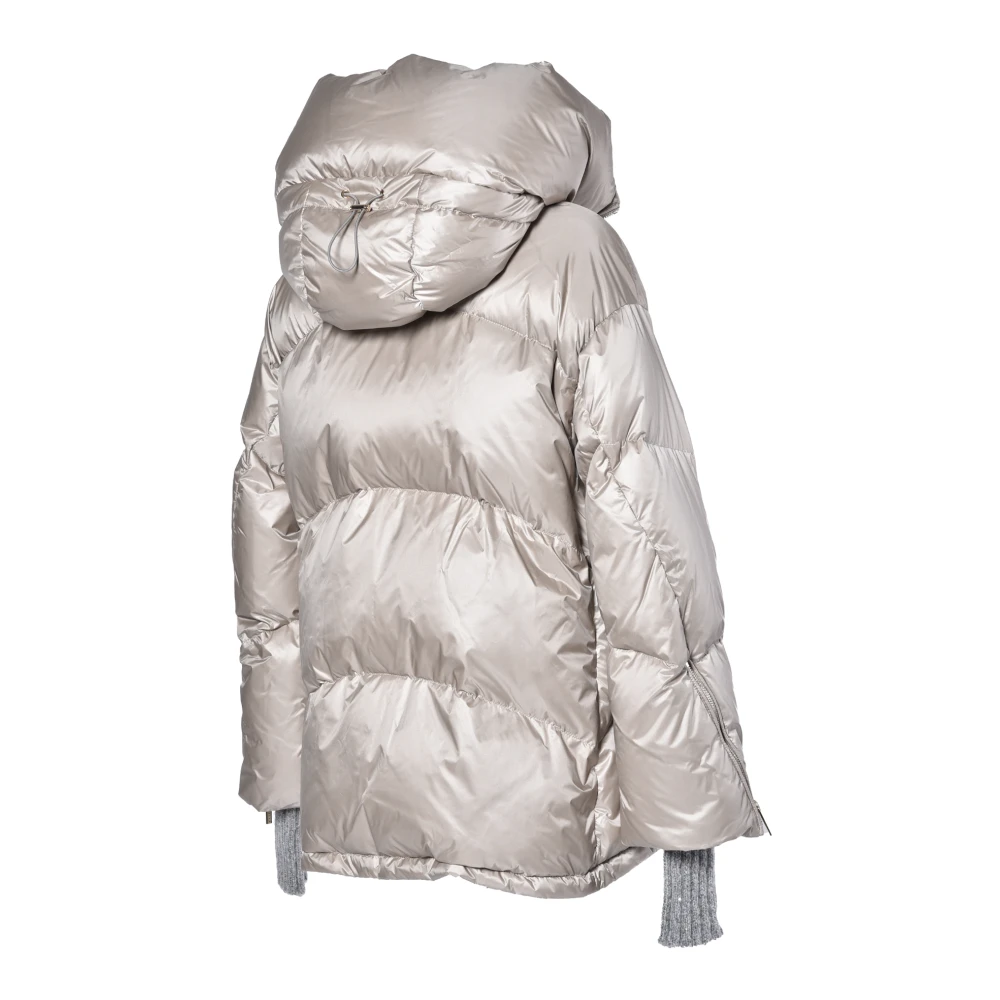 Baldinini Down Jacket Gray Dames