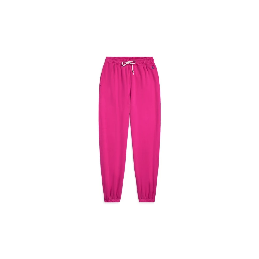 Polo Ralph Lauren Rosa Lätta Fleece Träningsbyxor