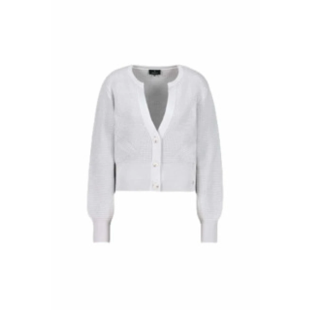 Monari Gebreid Vest Stijl 232_408293_124 Gray Dames