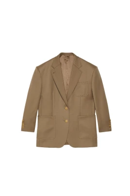 Ullblazer med hästbetsdetalj