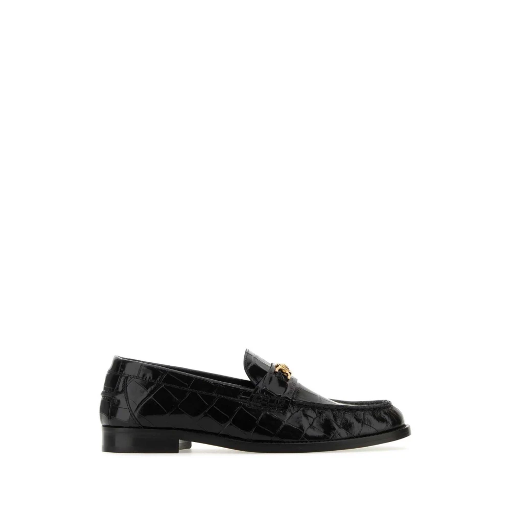 Versace Donna Nero Mocassini Medusa '95
