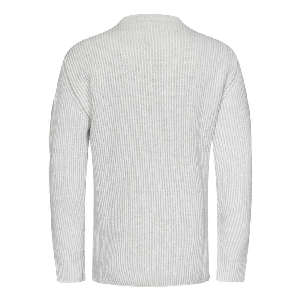 C.P. Company Witte Trui met Unieke Details White Heren