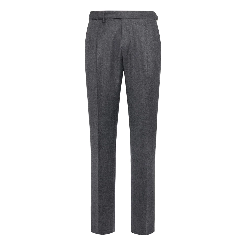 Boggi Milano Cashmere wollen flanellen broek Gray Heren