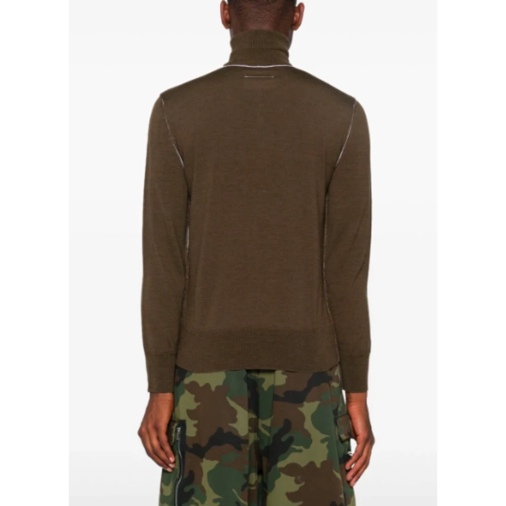 MM6 Maison Margiela Khaki Sweater Green Heren
