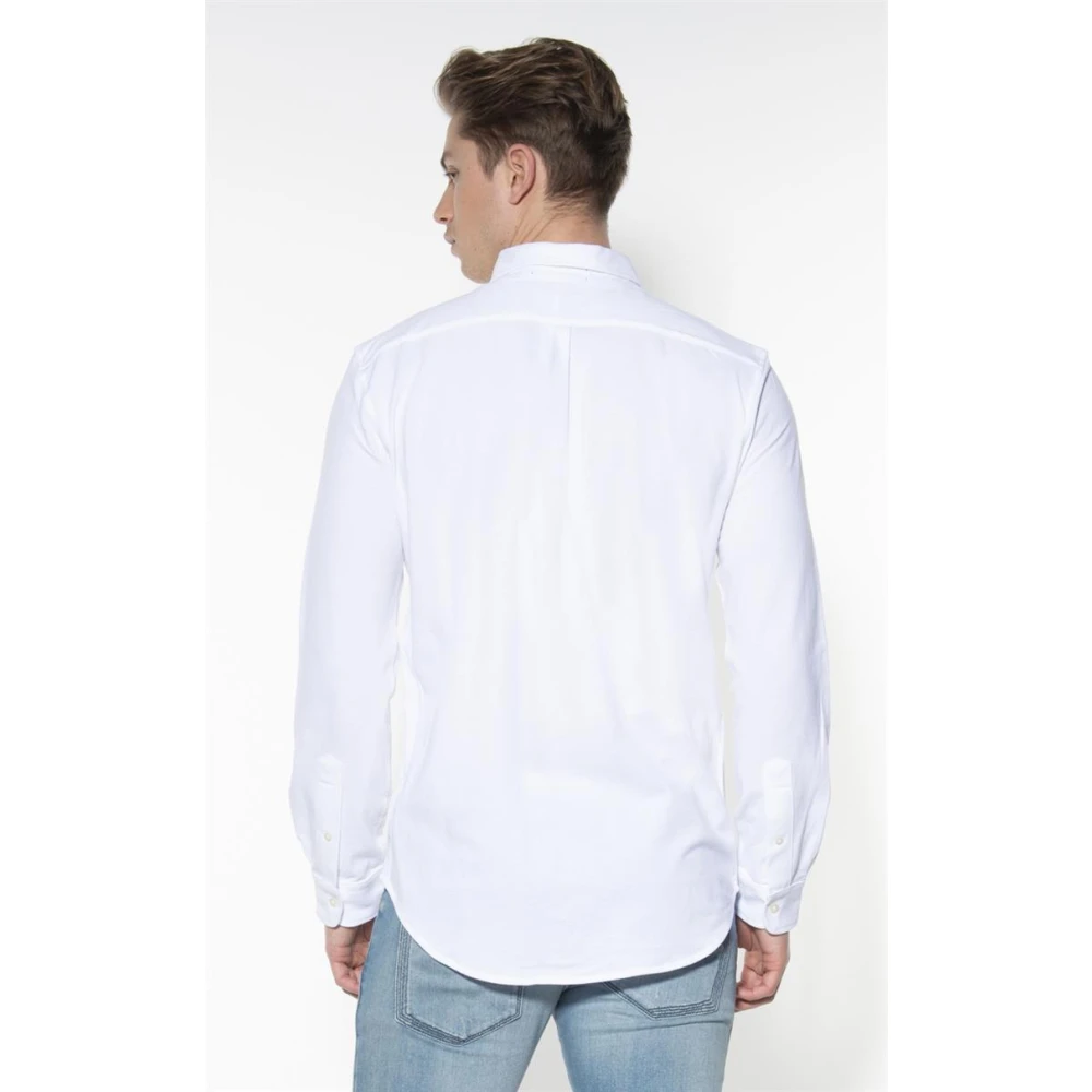 Ralph Lauren Klassiek overhemd met knopen White Heren
