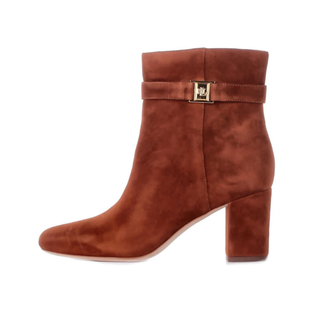 Ralph Lauren Women's Brown Heeled Boots, 5 Uk, Boots